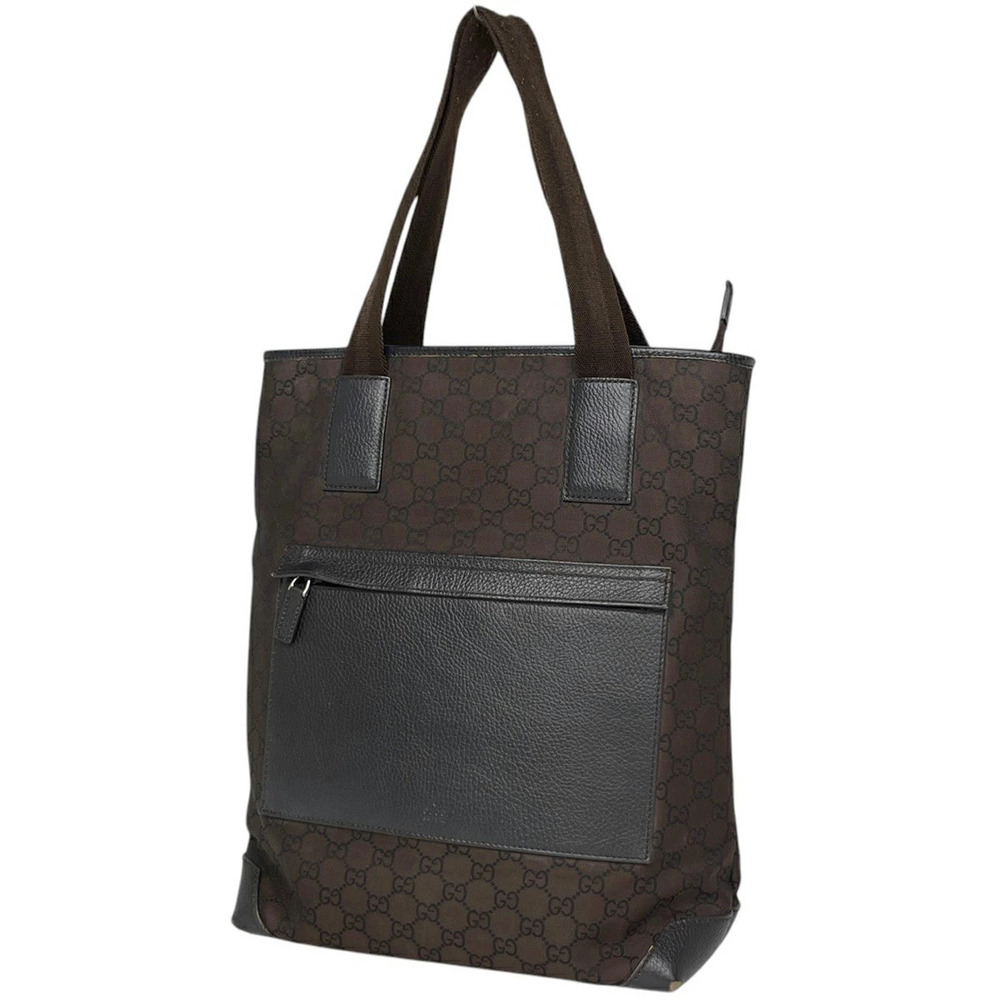 Gucci GG Tote Bag Shoulder Dark Brown
